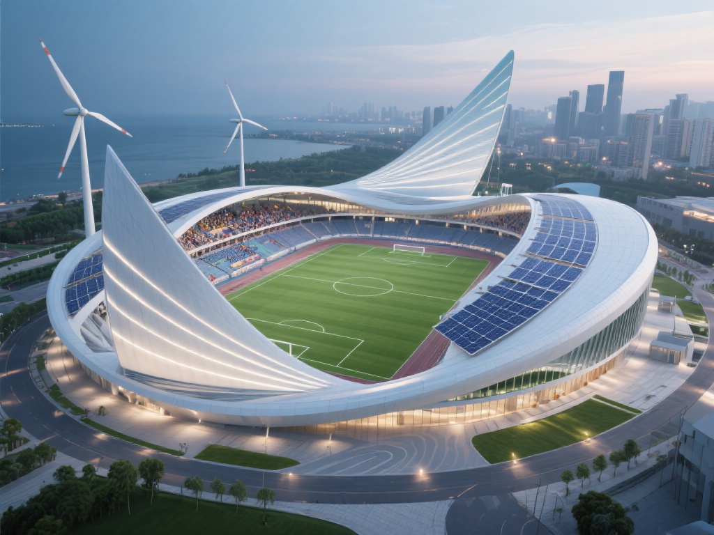 场馆设计：融合现代化科技与地域文化
青